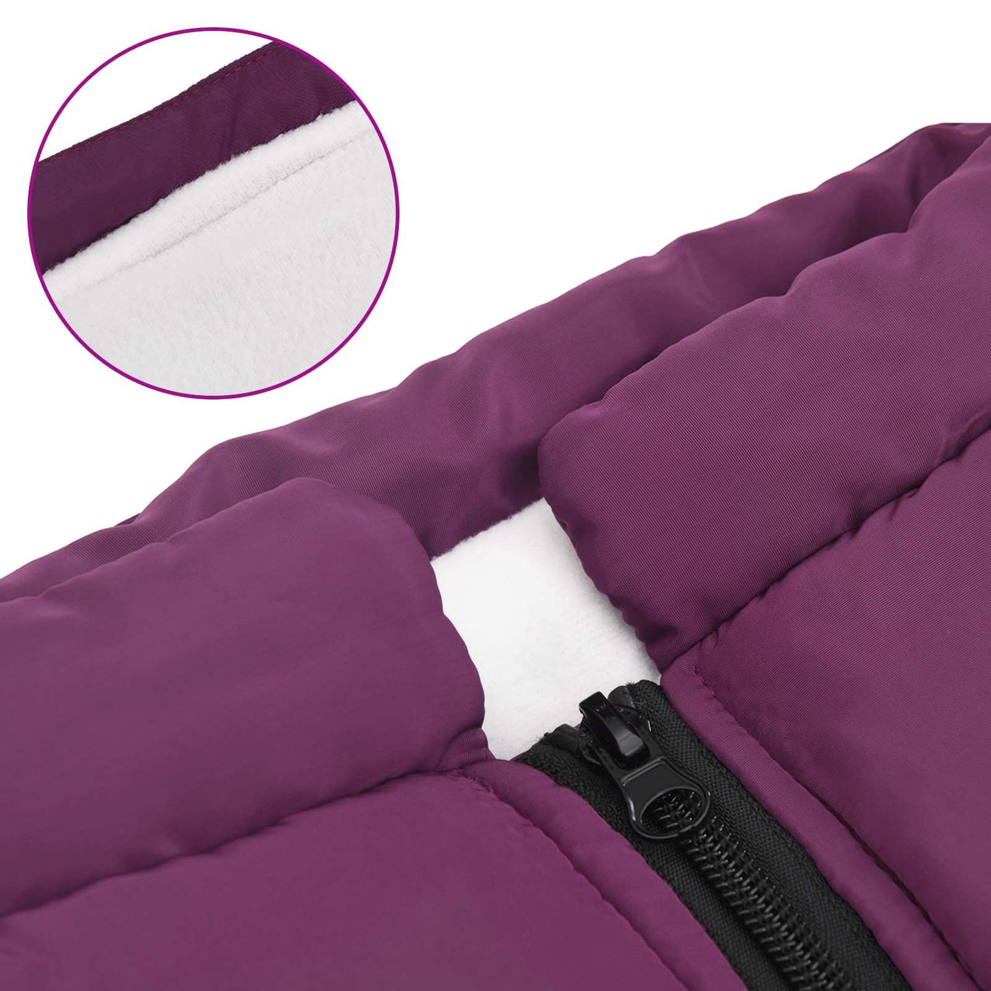 Šuns Kailinis su pavadėliu Violetinė 3XL Fleece ir poliesteris