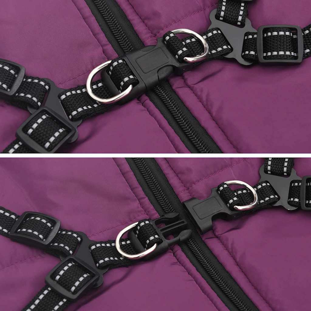 Šuns Kailinis su pavadėliu Violetinė 5XL Fleece ir poliesteris