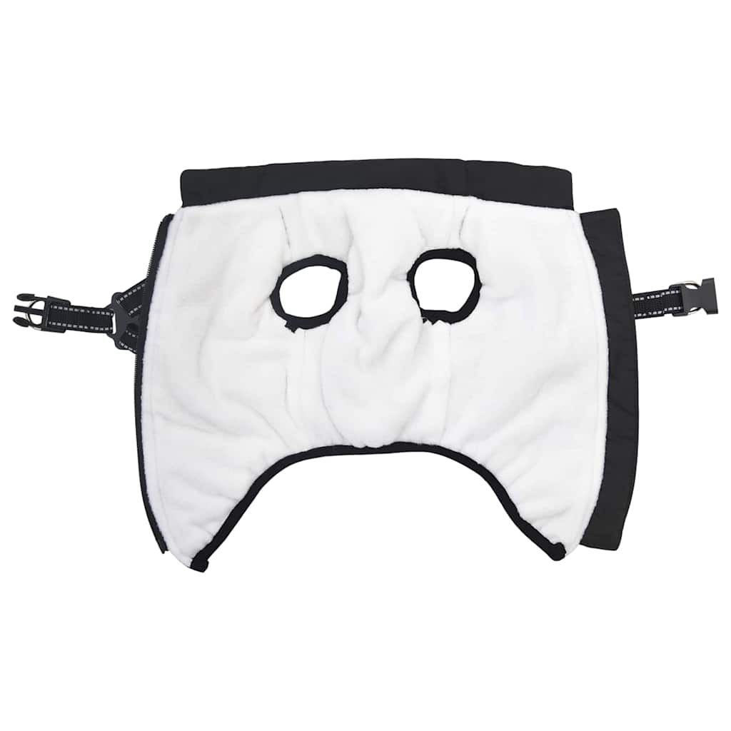 Šuns Kailinis su pavadėliu Juoda L Fleece ir poliesteris