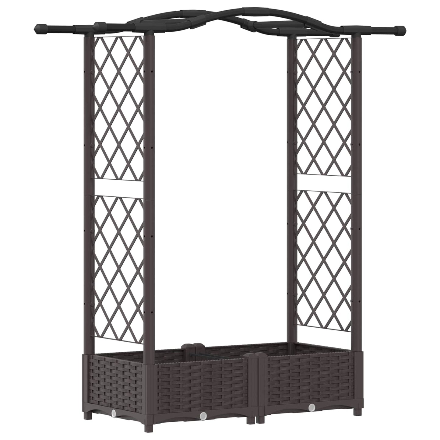 Pakeltas lovas su trelėmis ir stogu Ruda 124 x 40 x 125 cm PP