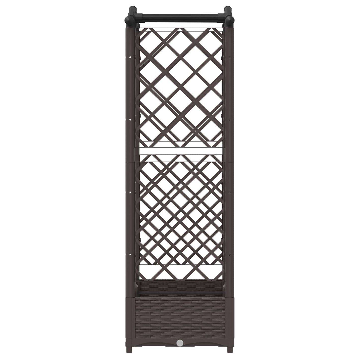 Pakeltas lovas su trelėmis ir stogu Ruda 124 x 40 x 125 cm PP