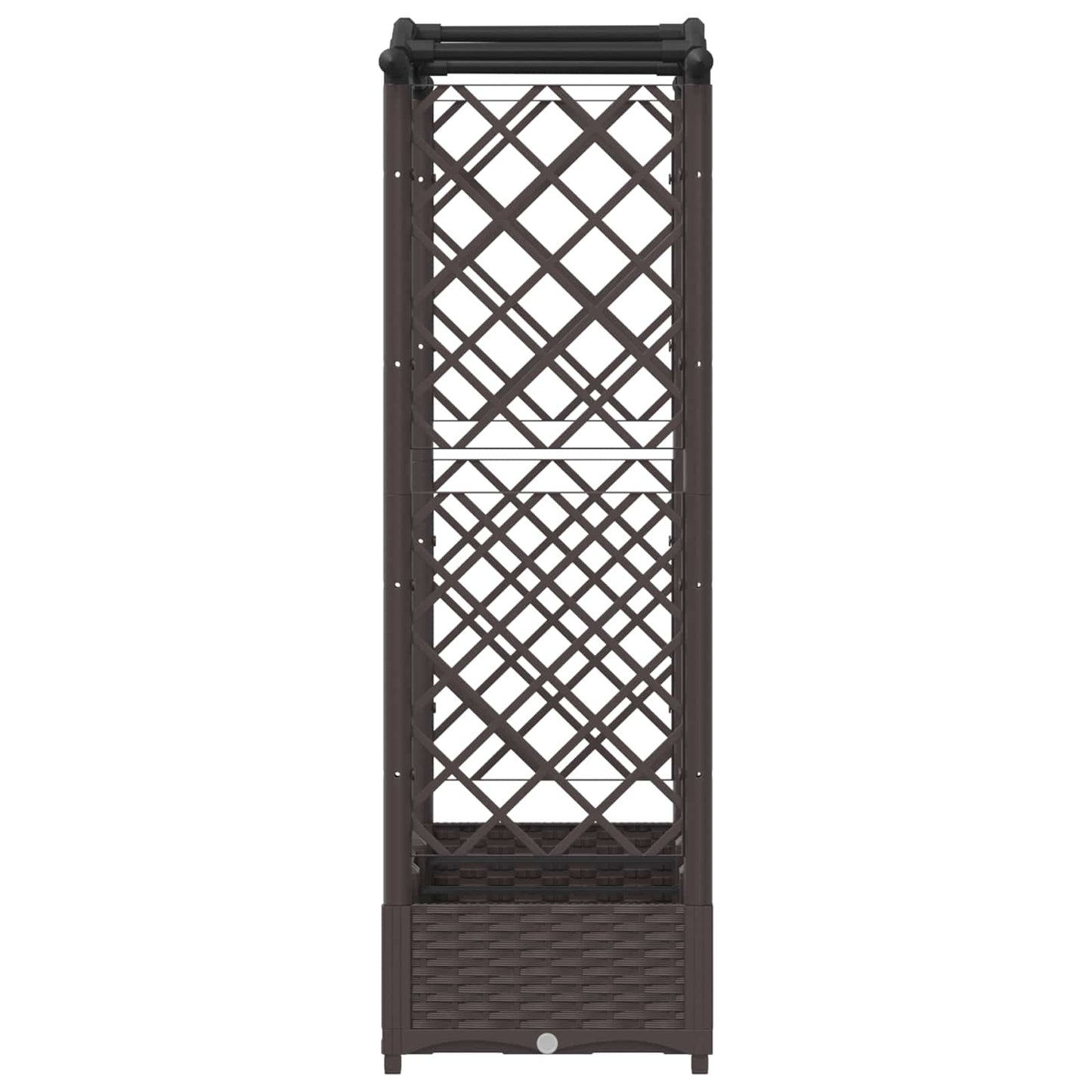 Pakeltas lovas su trelėmis ir stogu Ruda 169 x 40 x 125 cm PP