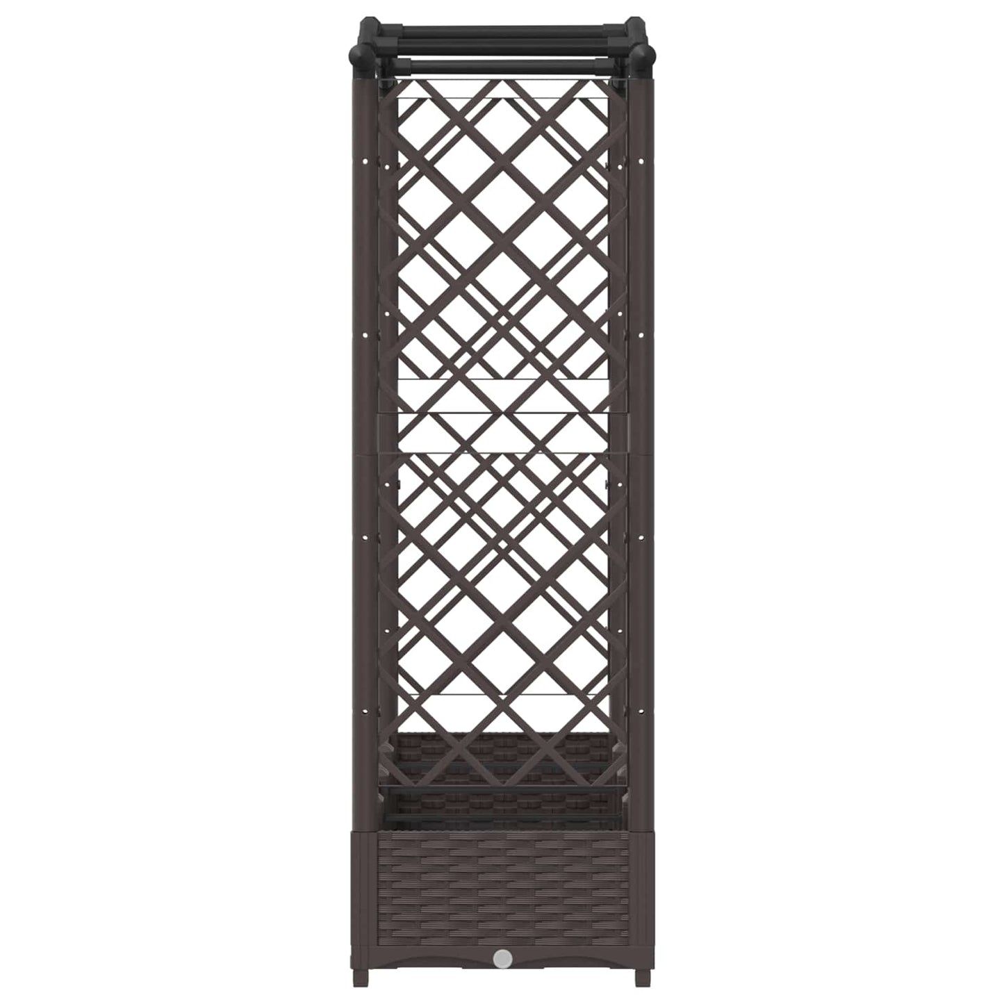 Pakeltas lovas su trelėmis ir stogu Ruda 207 x 40 x 126 cm PP