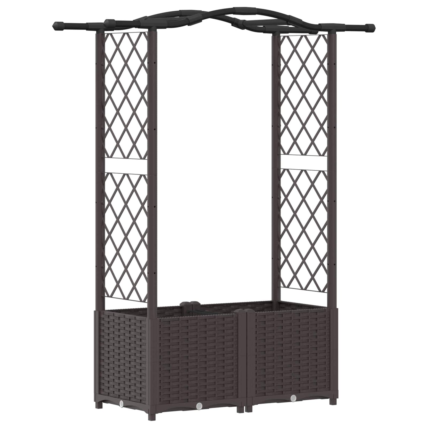 Pakeltas lovas su trelėmis ir stogu Ruda 125 x 40 x 138 cm PP