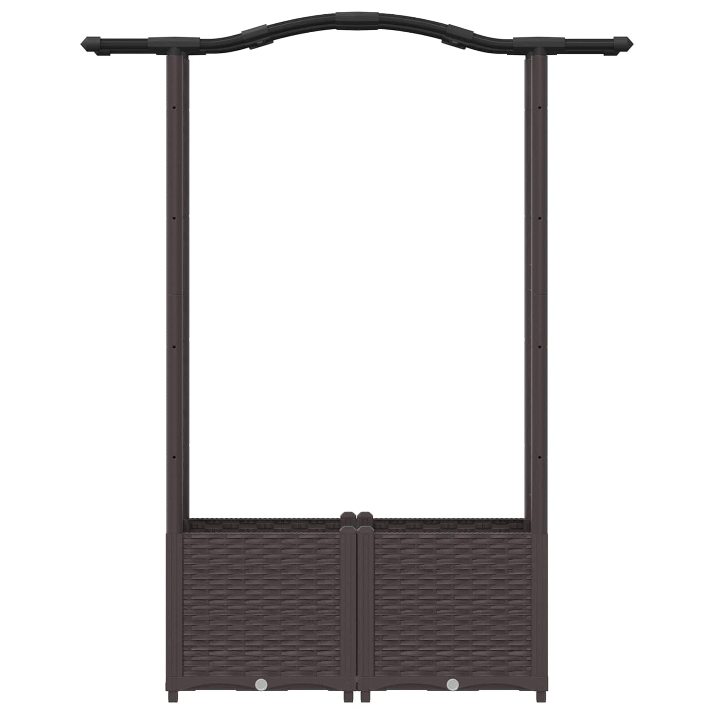 Pakeltas lovas su trelėmis ir stogu Ruda 125 x 40 x 138 cm PP