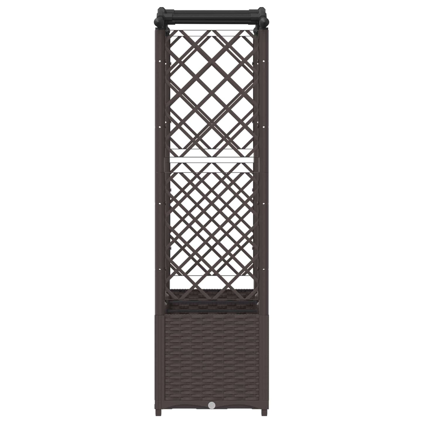 Pakeltas lovas su trelėmis ir stogu Ruda 164 x 40 x 142 cm PP