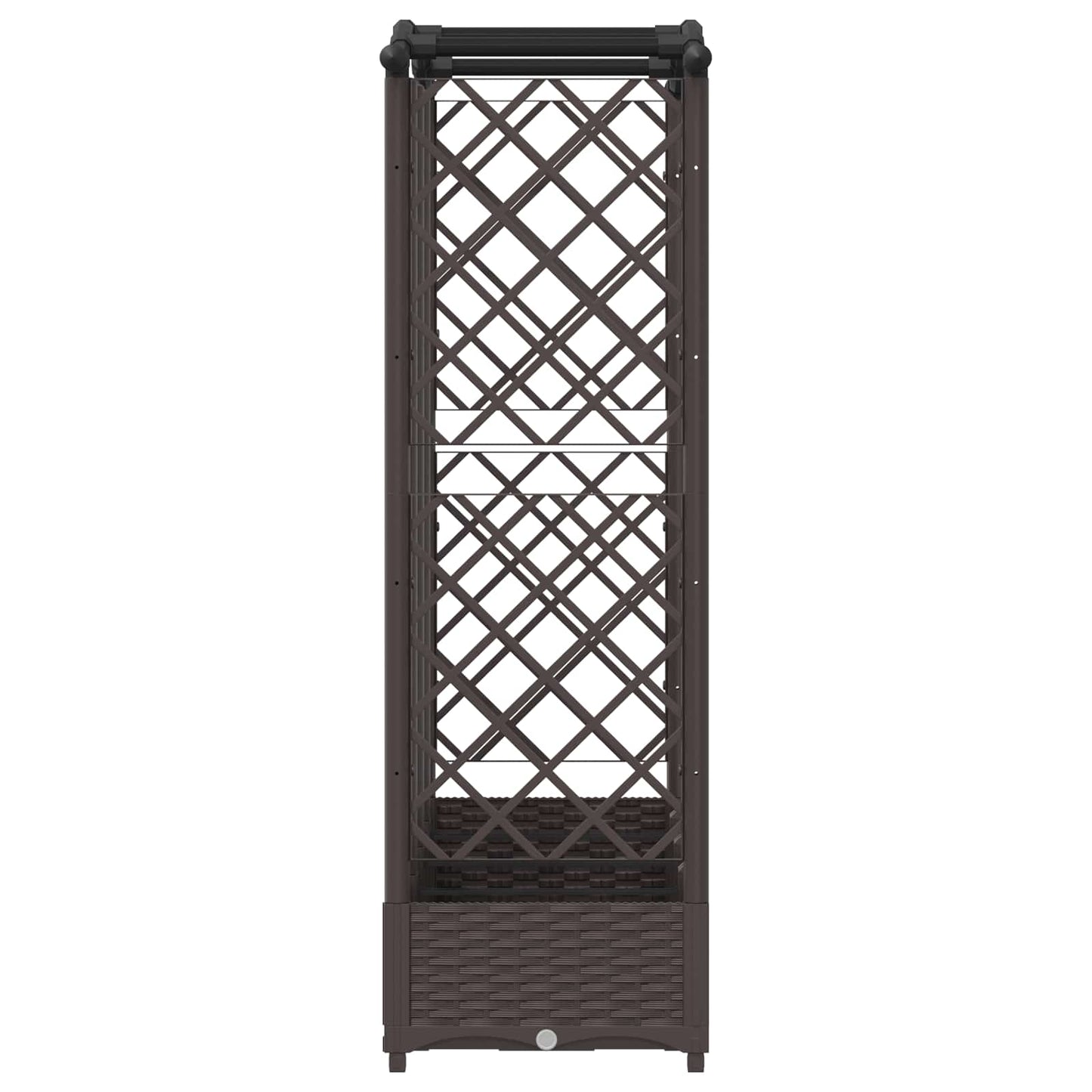 Pakeltas lovas su trelėmis ir stogu Ruda 203,5 x 40 x 125 cm PP