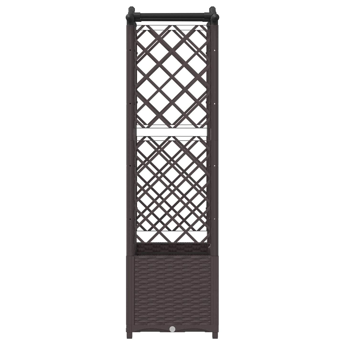 Pakeltas lovas su trelėmis ir stogu Ruda 122 x 40 x 141 cm PP