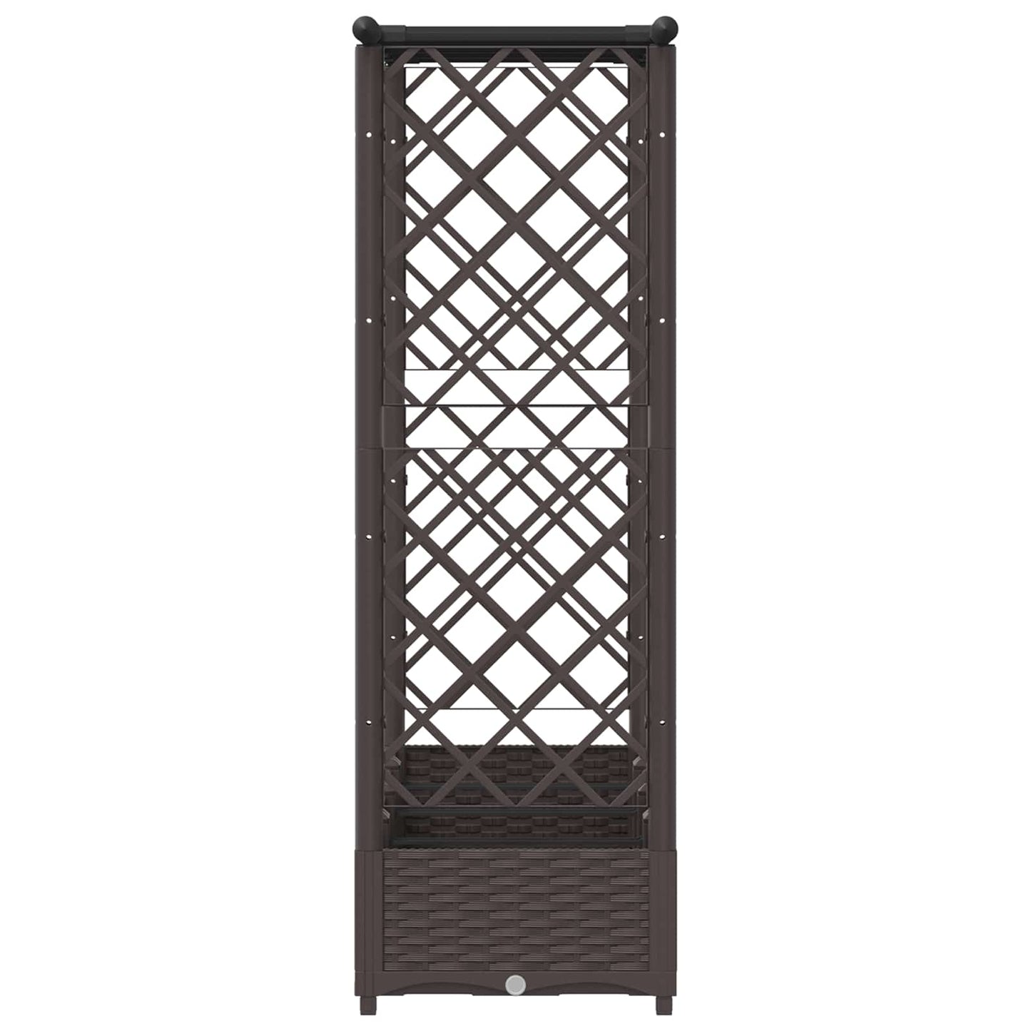 Pakeltas lovas su trelėmis ir stogu Ruda 203 x 40 x 123 cm PP