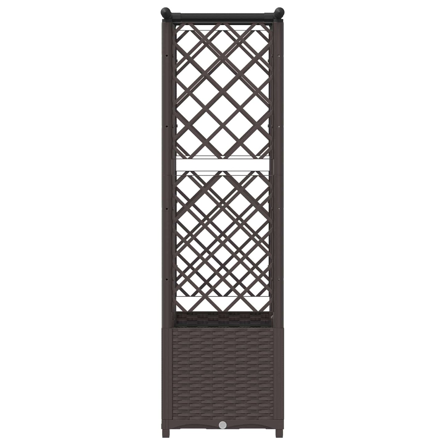 Pakeltas lovas su trelėmis ir stogu Ruda 124,5 x 40 x 138 cm PP