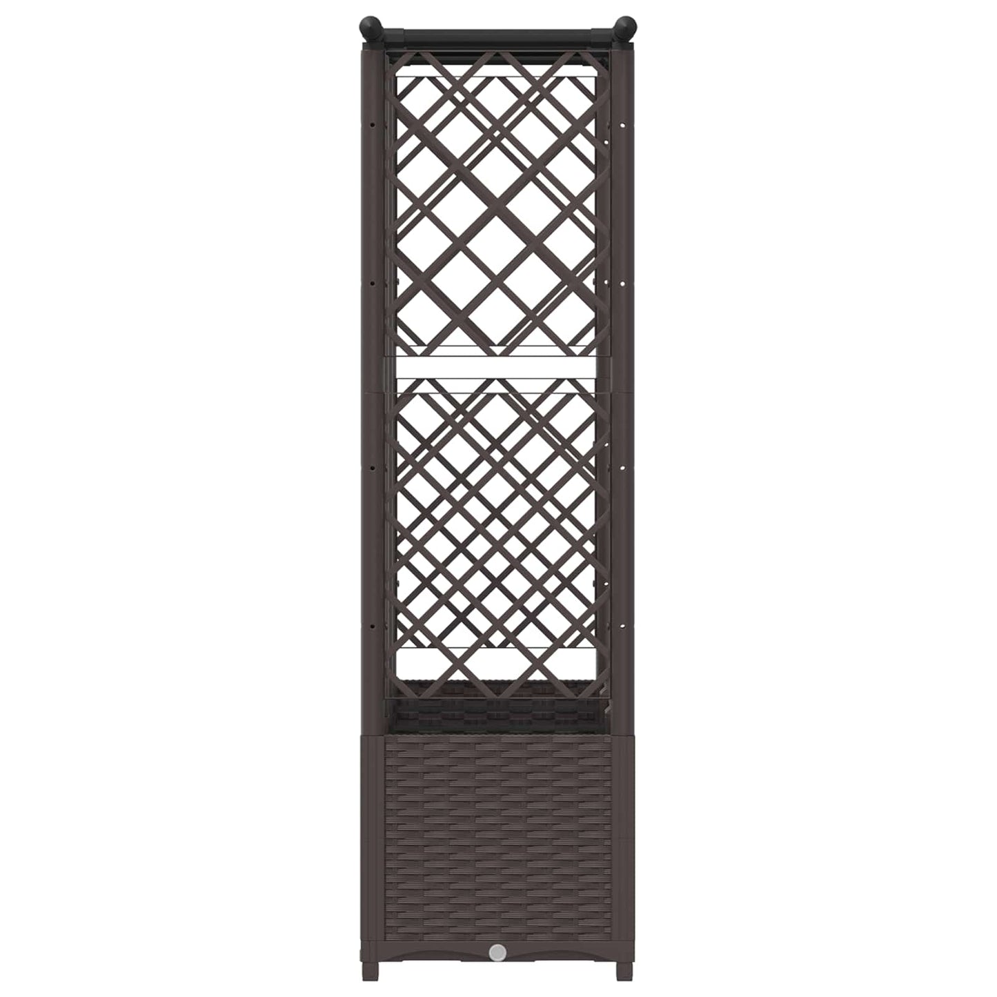 Pakeltas lovas su trelėmis ir stogu Ruda 162,5 x 40 x 138 cm PP