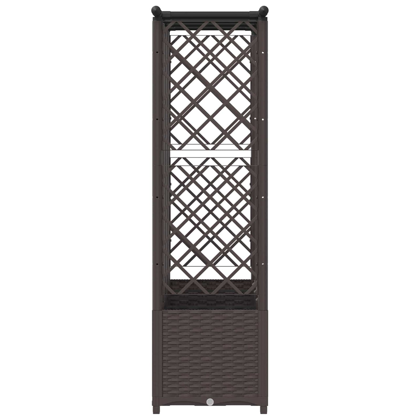 Pakeltas lovas su trelėmis ir stogu Ruda 203 x 40 x 138 cm PP