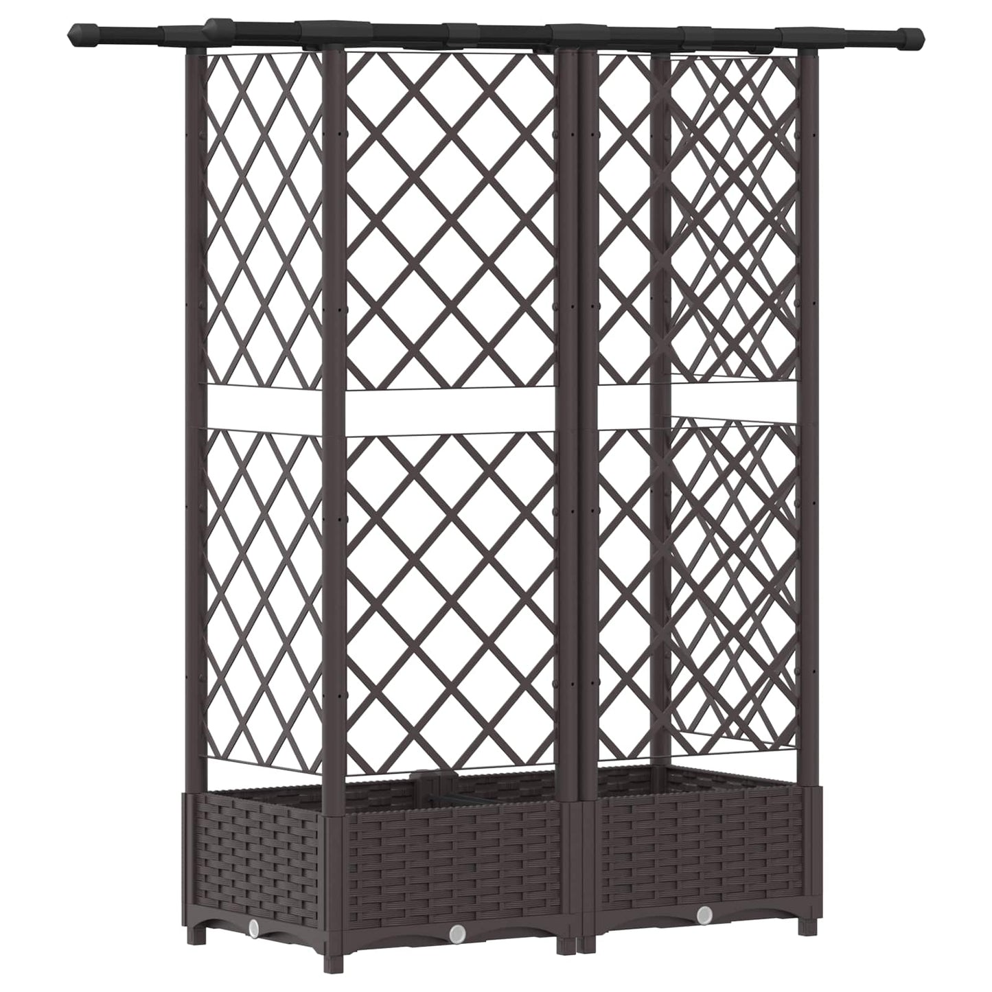 Pakeltas lovas su trelėmis ir stogu Ruda 124 x 40 x 123 cm PP