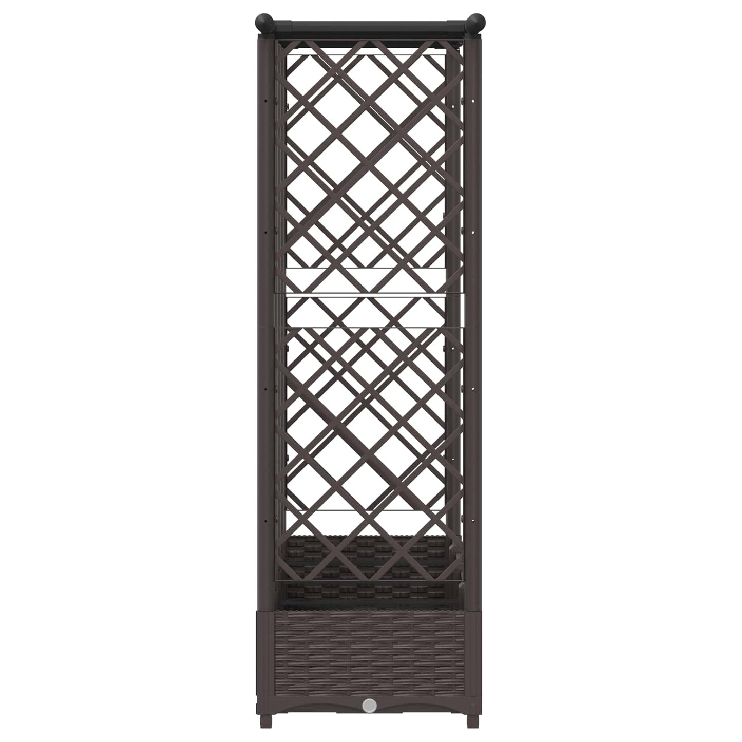 Pakeltas lovas su trelėmis ir stogu Ruda 202,5 x 40 x 123 cm PP