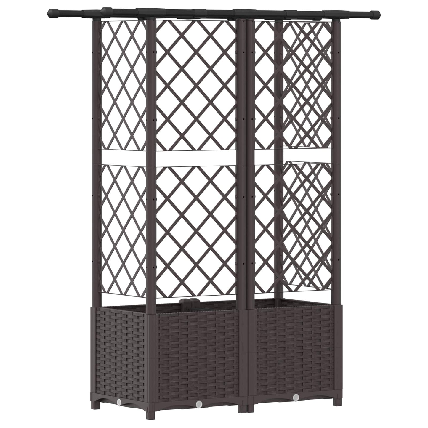 Pakeltas lovas su trelėmis ir stogu Ruda 124 x 40 x 138 cm PP