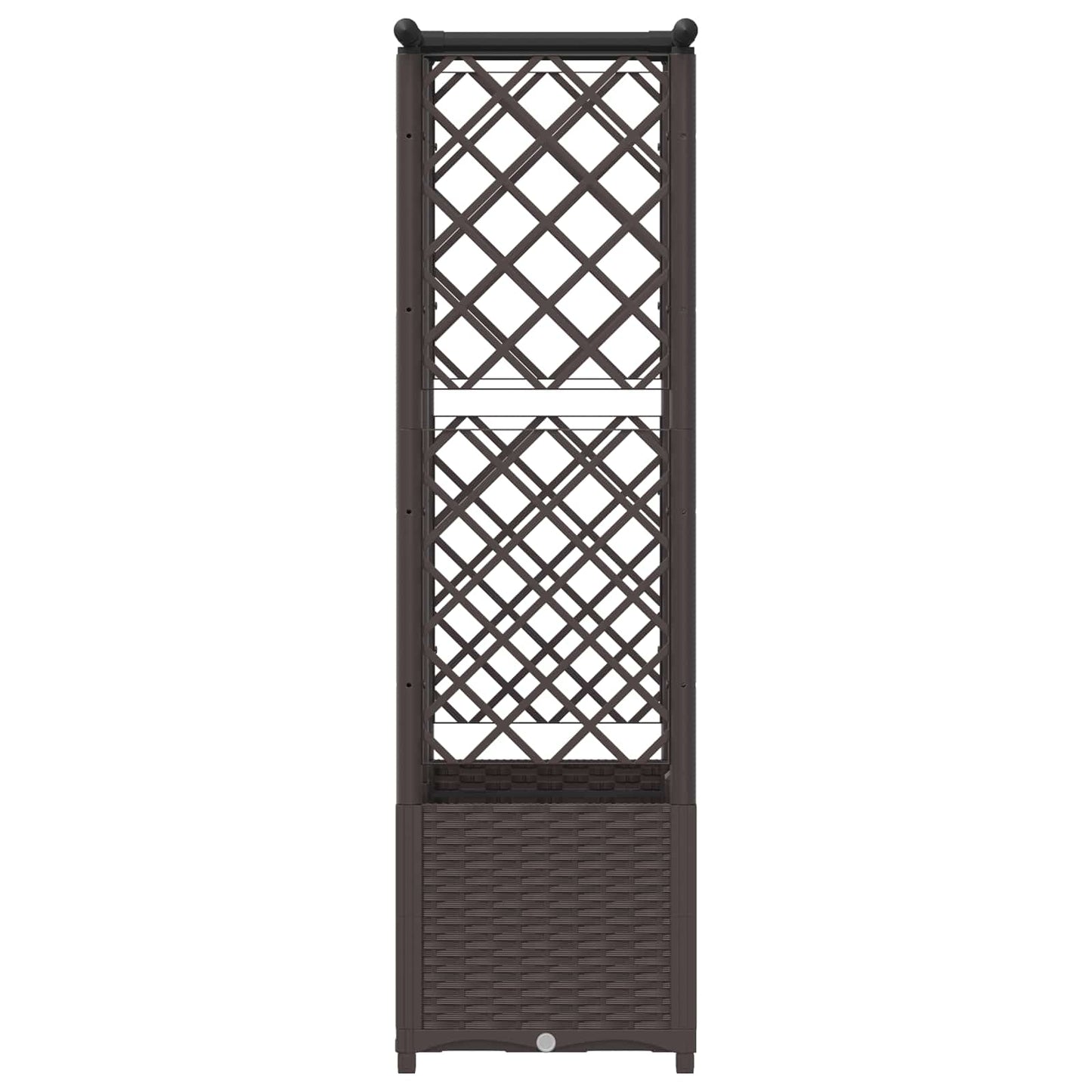 Pakeltas lovas su trelėmis ir stogu Ruda 124 x 40 x 138 cm PP