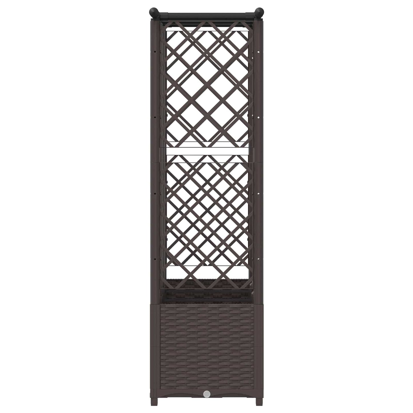 Pakeltas lovas su trelėmis ir stogu Ruda 163,5 x 40 x 138 cm PP