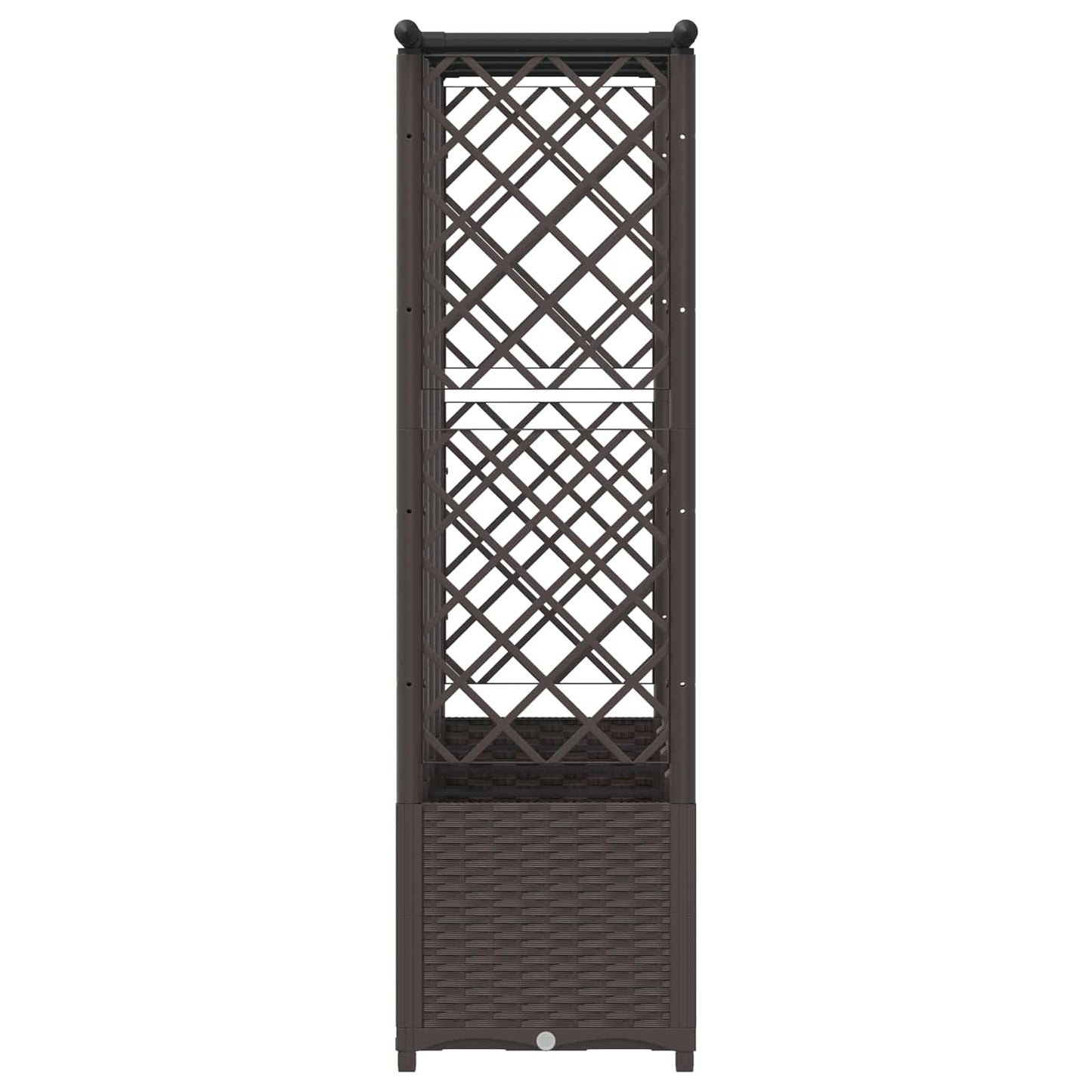 Pakeltas lovas su trelėmis ir stogu Ruda 202 x 40 x 138 cm PP