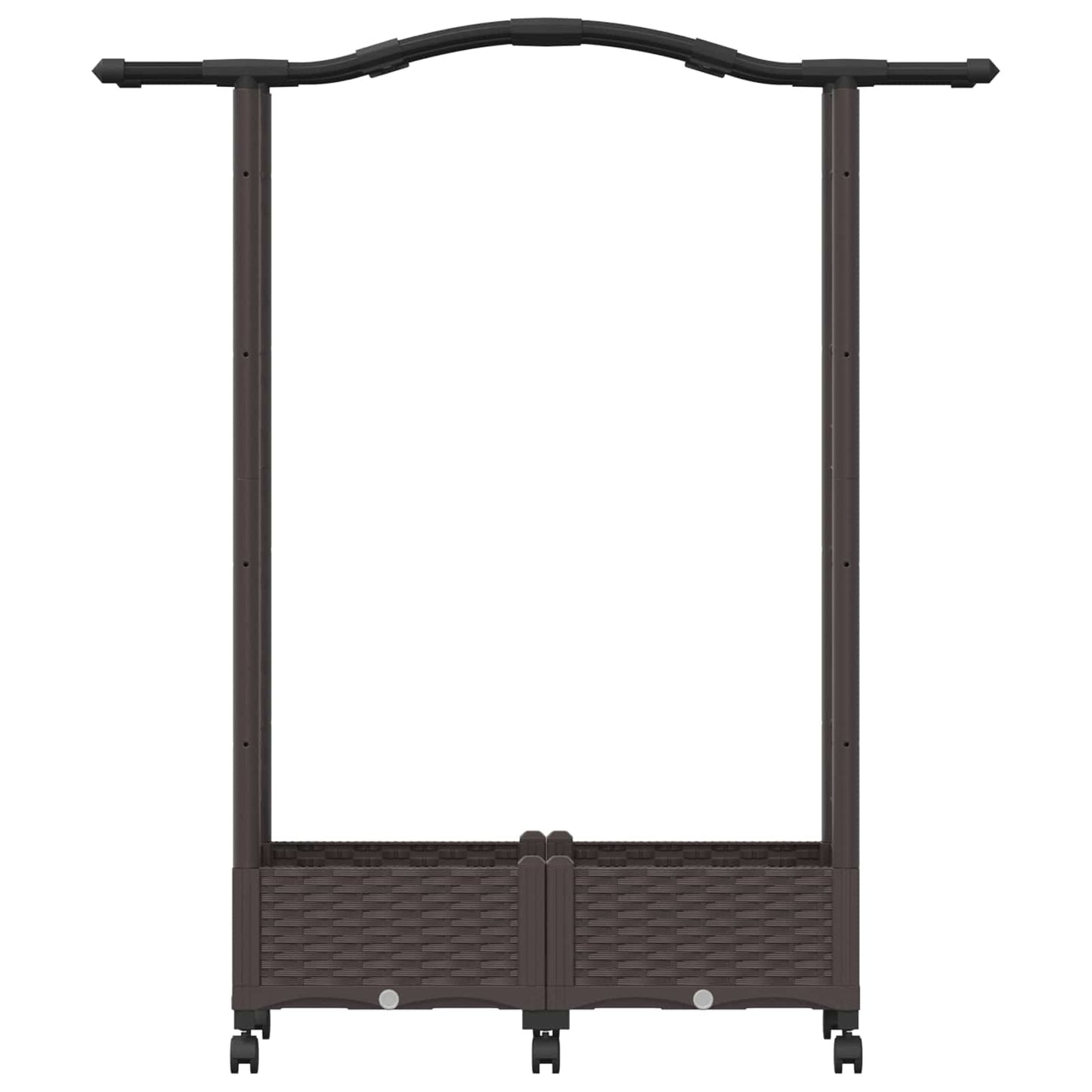 Pakeltas lovas su trelėmis ir stogu Ruda 124 x 40 x 129 cm PP