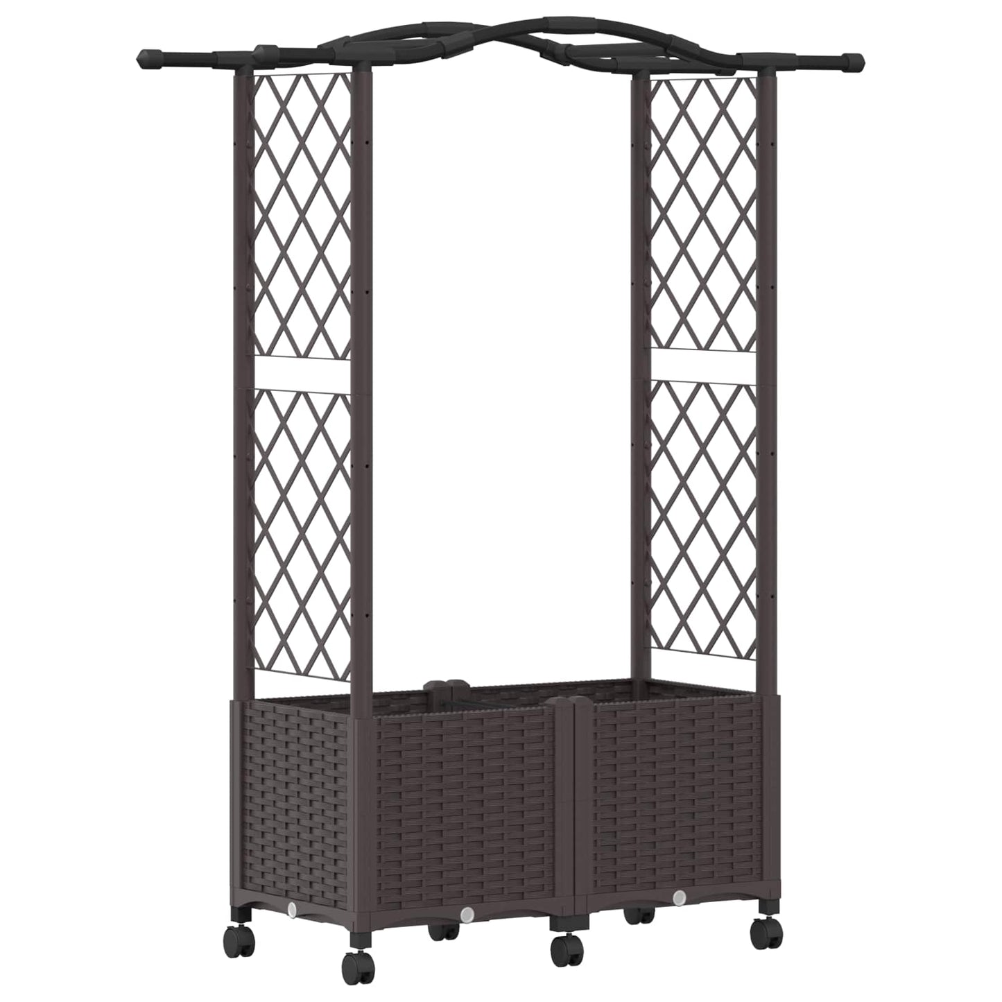 Pakeltas lovas su trelėmis ir stogu Ruda 125 x 40 x 144 cm PP
