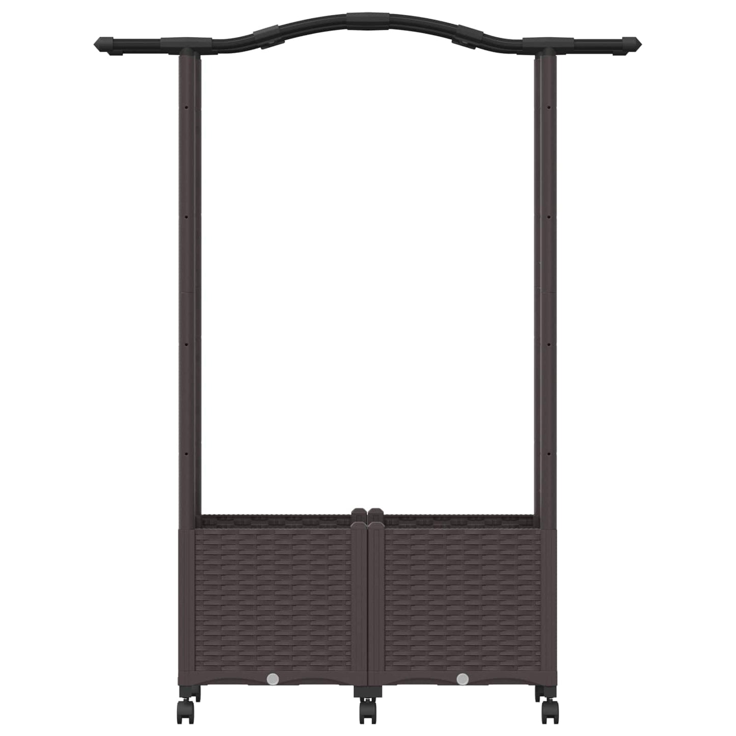 Pakeltas lovas su trelėmis ir stogu Ruda 125 x 40 x 144 cm PP