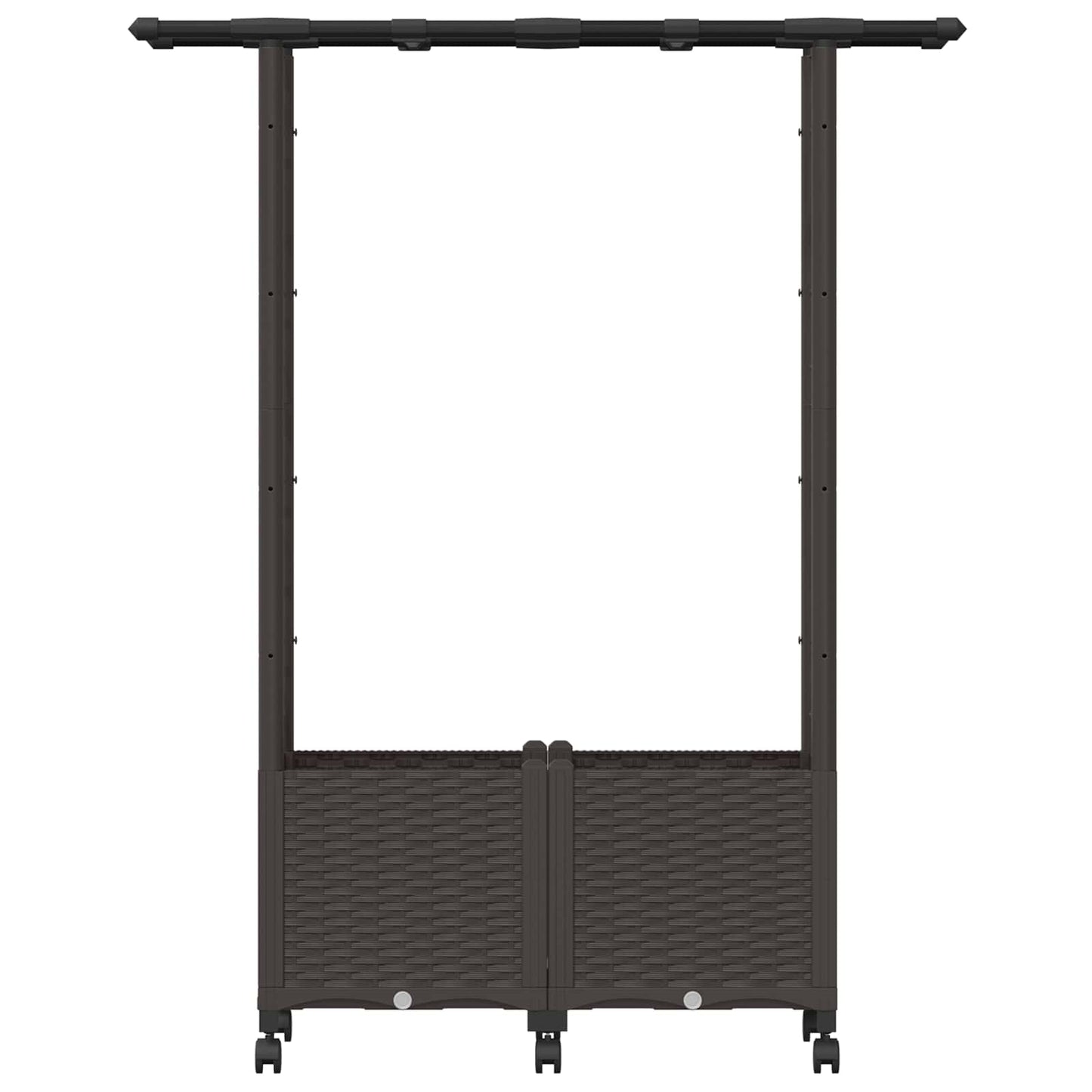 Pakeltas lovas su trelėmis ir stogu Ruda 124,5 x 40 x 142 cm PP