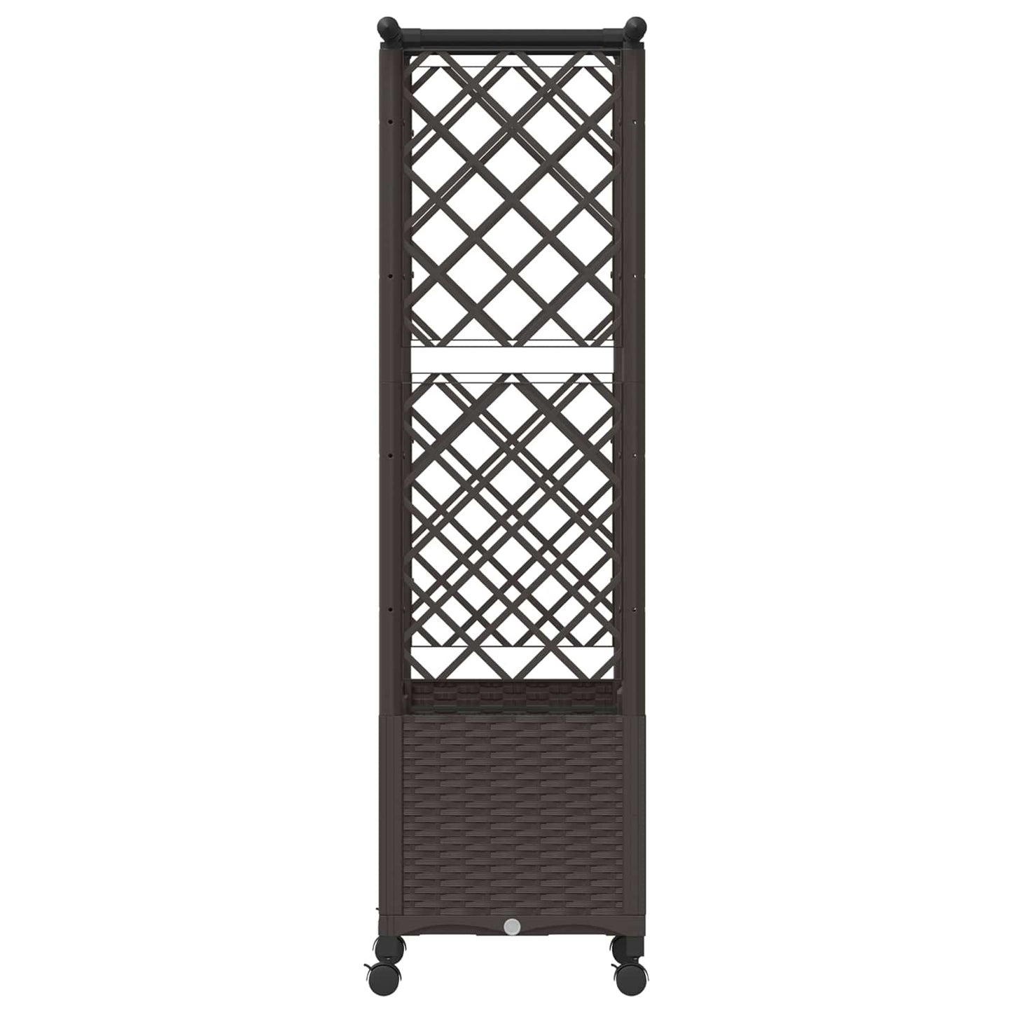 Pakeltas lovas su trelėmis ir stogu Ruda 124,5 x 40 x 142 cm PP
