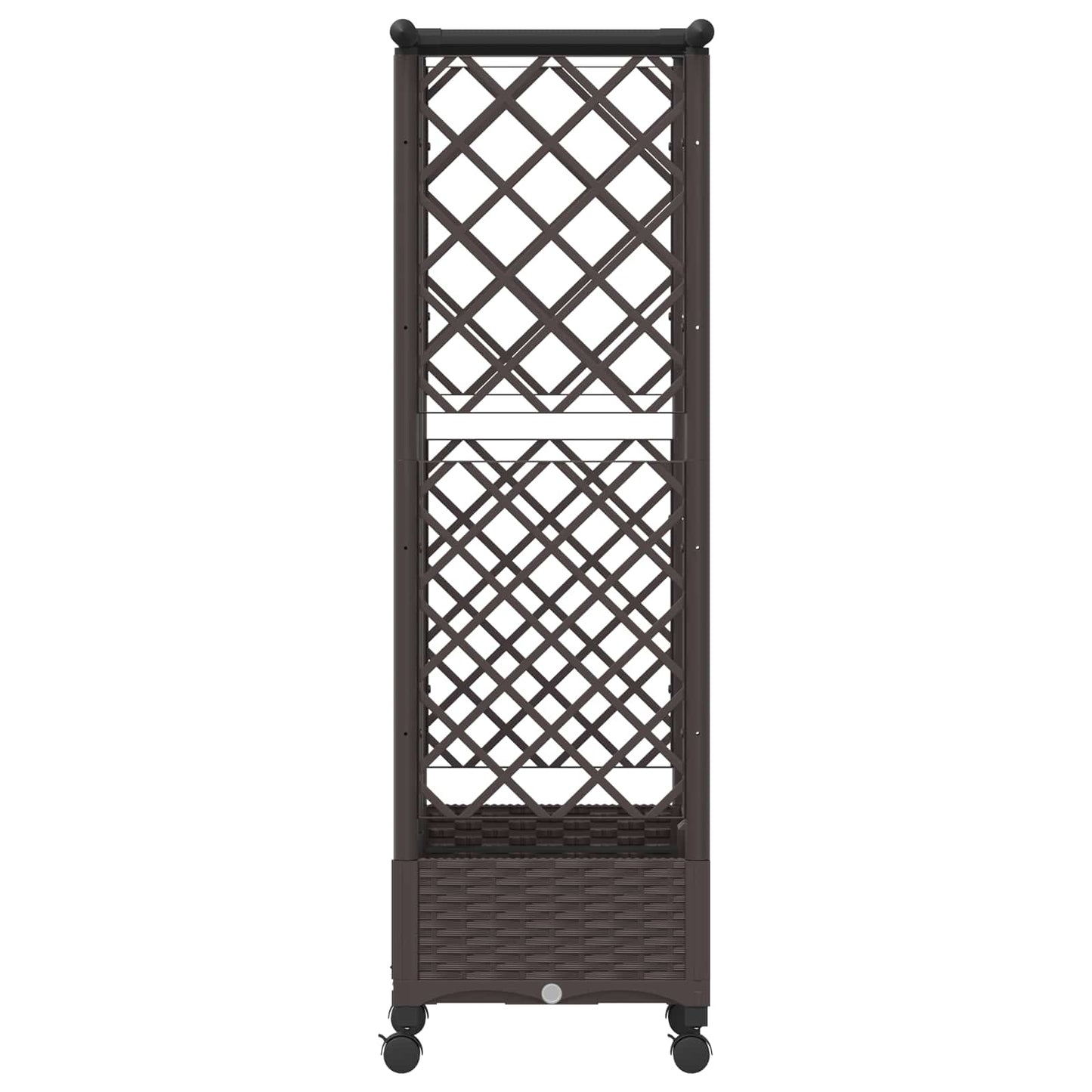 Pakeltas lovas su trelėmis ir stogu Ruda 124 x 40 x 127 cm PP