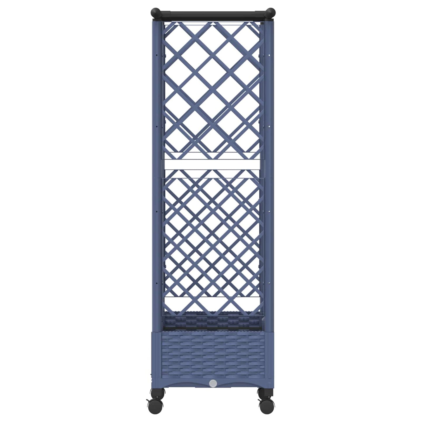 Pakeltas lovas su trelėmis ir stogu Pilka 124 x 40 x 127 cm PP