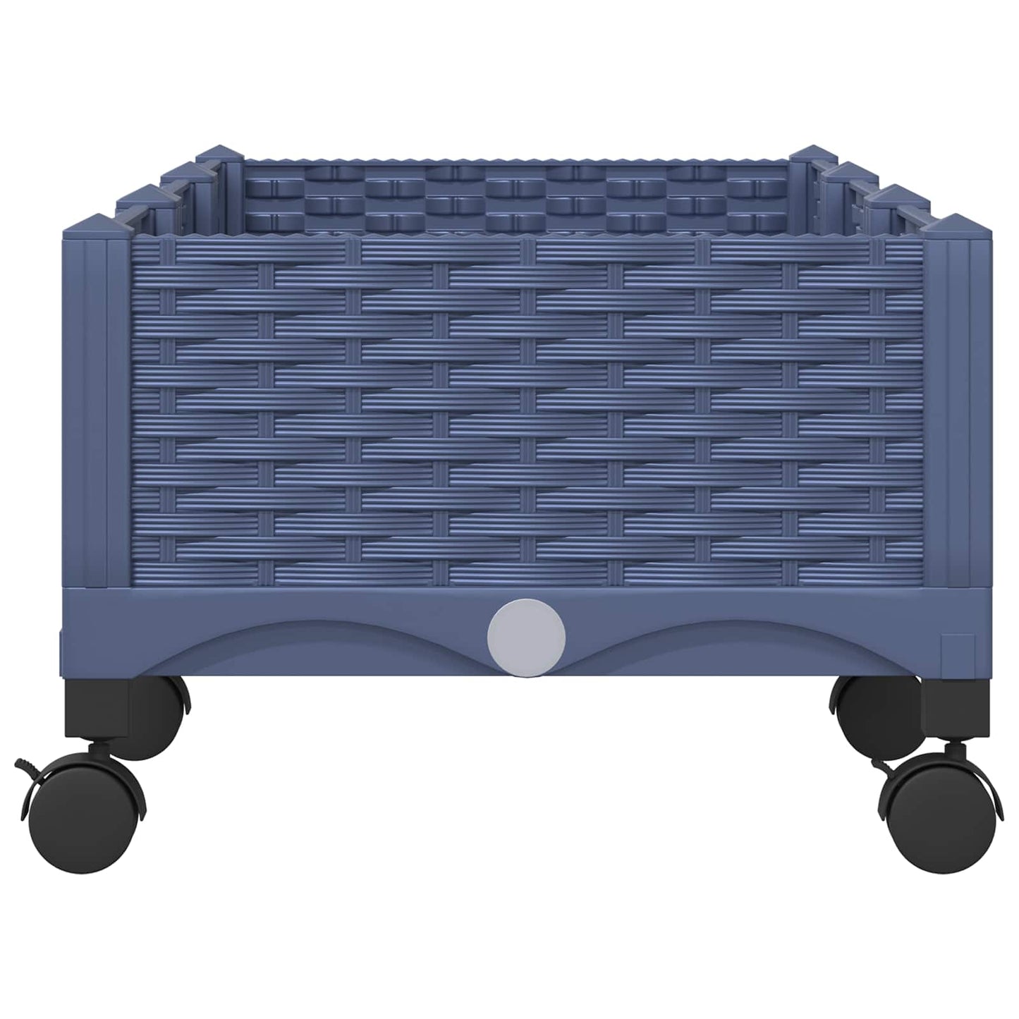 Sodo puodynė su ratukais Mėlyna Pilka 120 x 40 x 33 cm PP