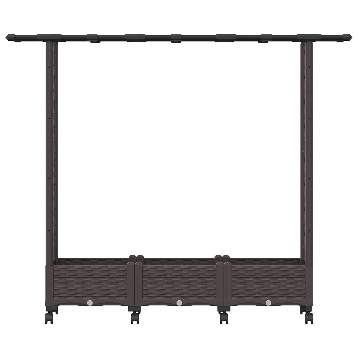Pakeltas lovas su trelėmis ir stogu Ruda 164 x 40 x 127 cm PP
