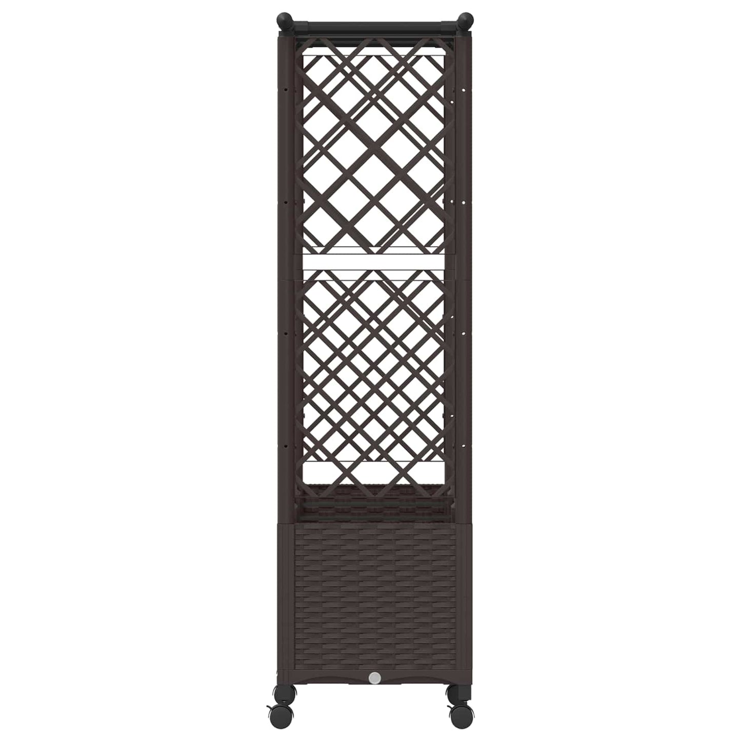 Pakeltas lovas su trelėmis ir stogu Ruda 162,5 x 40 x 142 cm PP