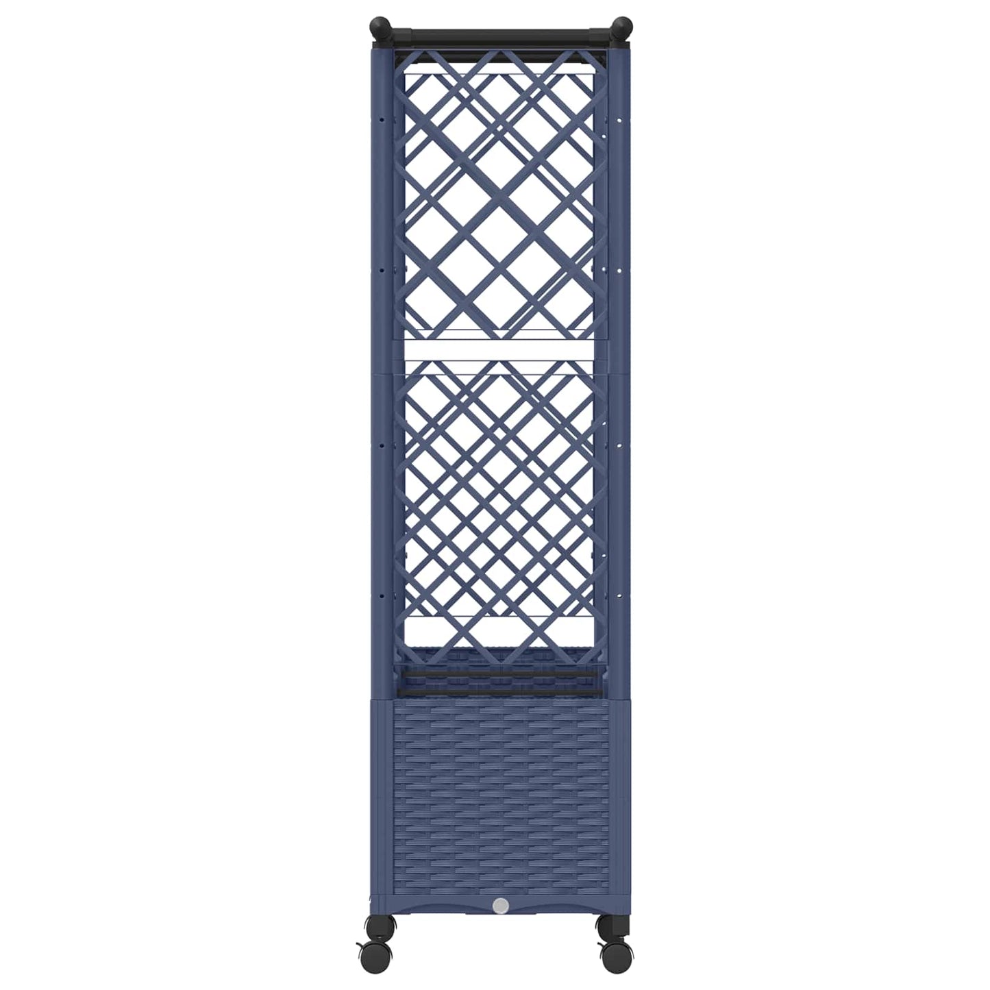 Pakeltas lovas su trelėmis ir stogu Pilka 162,5 x 40 x 142 cm