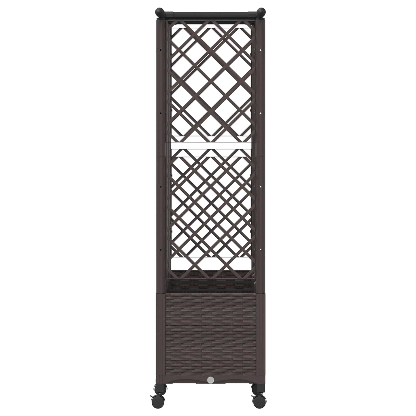 Pakeltas lovas su trelėmis ir stogu Ruda 163,5 x 40 x 142 cm PP