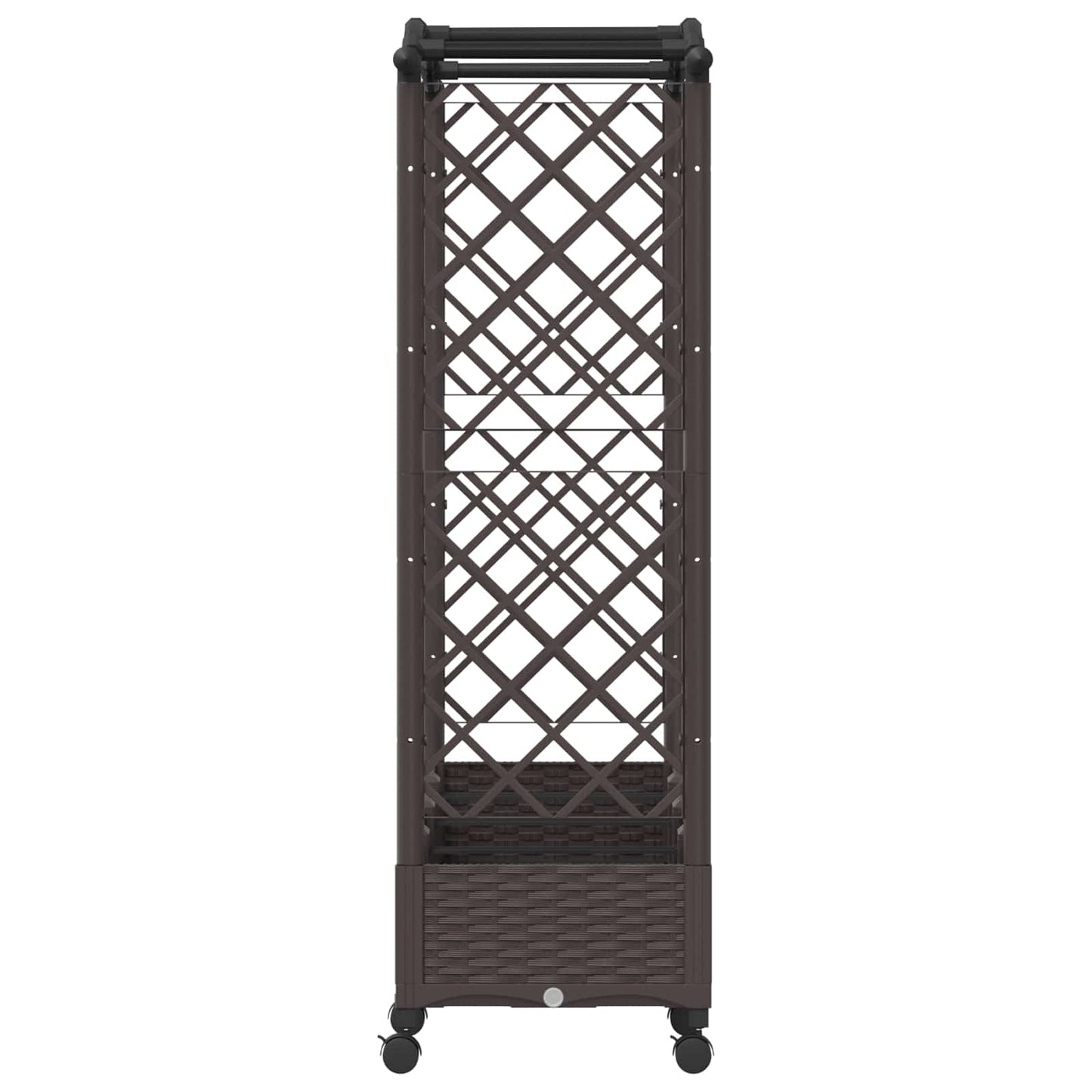 Pakeltas lovas su trelėmis ir stogu Ruda 207 x 40 x 129 cm PP