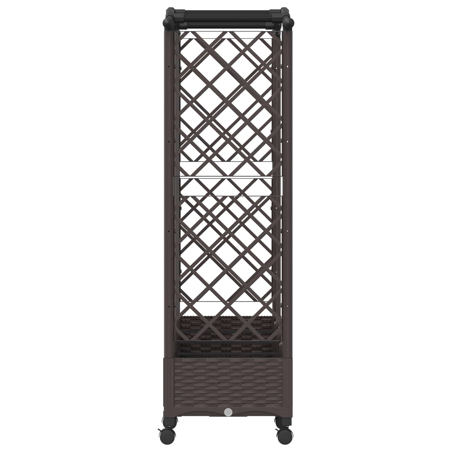 Pakeltas lovas su trelėmis ir stogu Ruda 203,5 x 40 x 129 cm PP