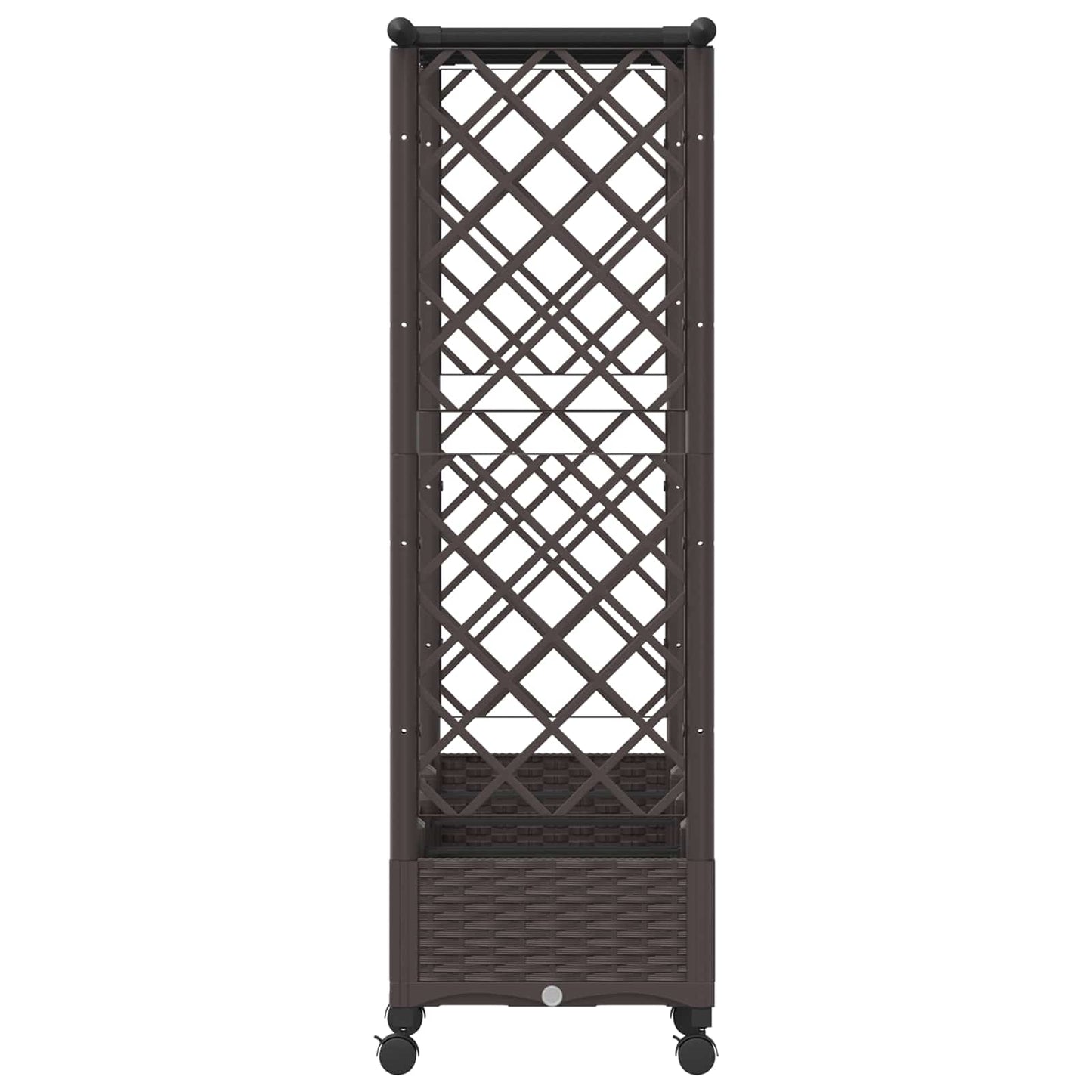 Pakeltas lovas su trelėmis ir stogu Ruda 203 x 40 x 127 cm PP