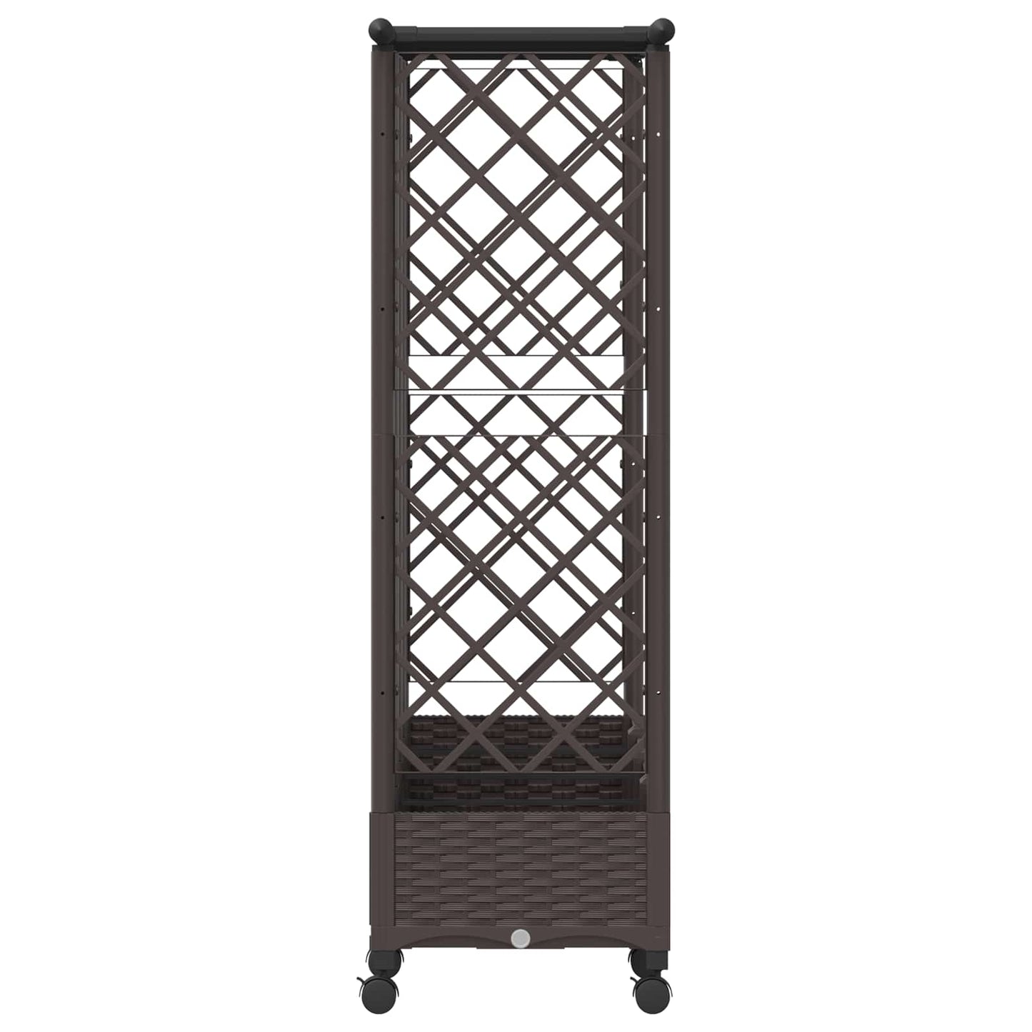 Pakeltas lovas su trelėmis ir stogu Ruda 202,5 x 40 x 127 cm PP