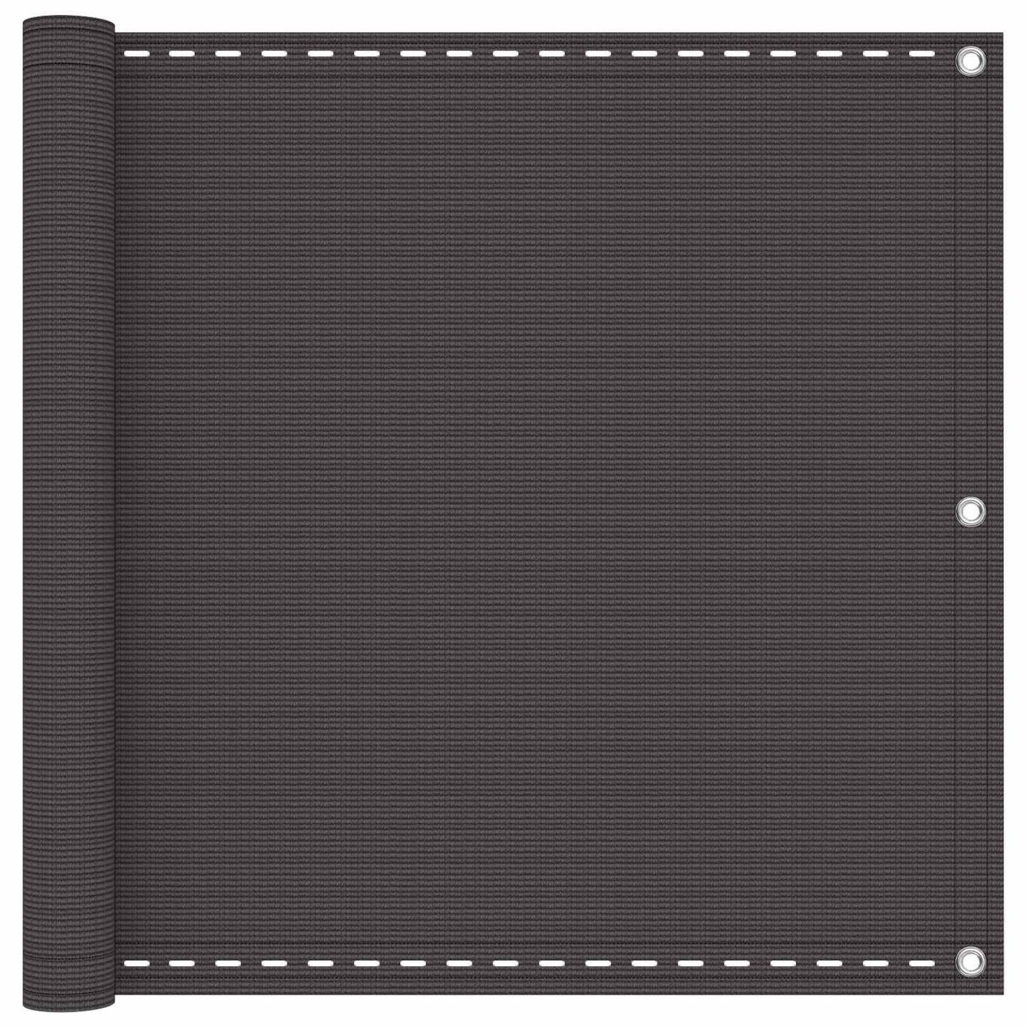 Balkono Ekranas Antracito 90 x 800 cm HDPE ir aliuminis