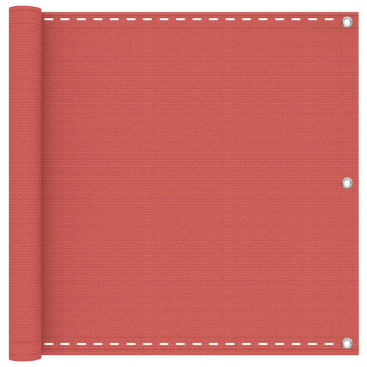 Balkono Ekranas Terakotos 90 x 700 cm HDPE ir aliuminis