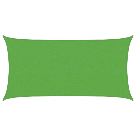 Saulės šešėlio audinys Šviesiai žalia 2,5 x 6 m HDPE
