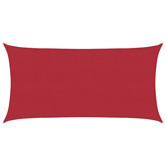 Saulės šešėlio audinys Raudona 2 x 6 m HDPE