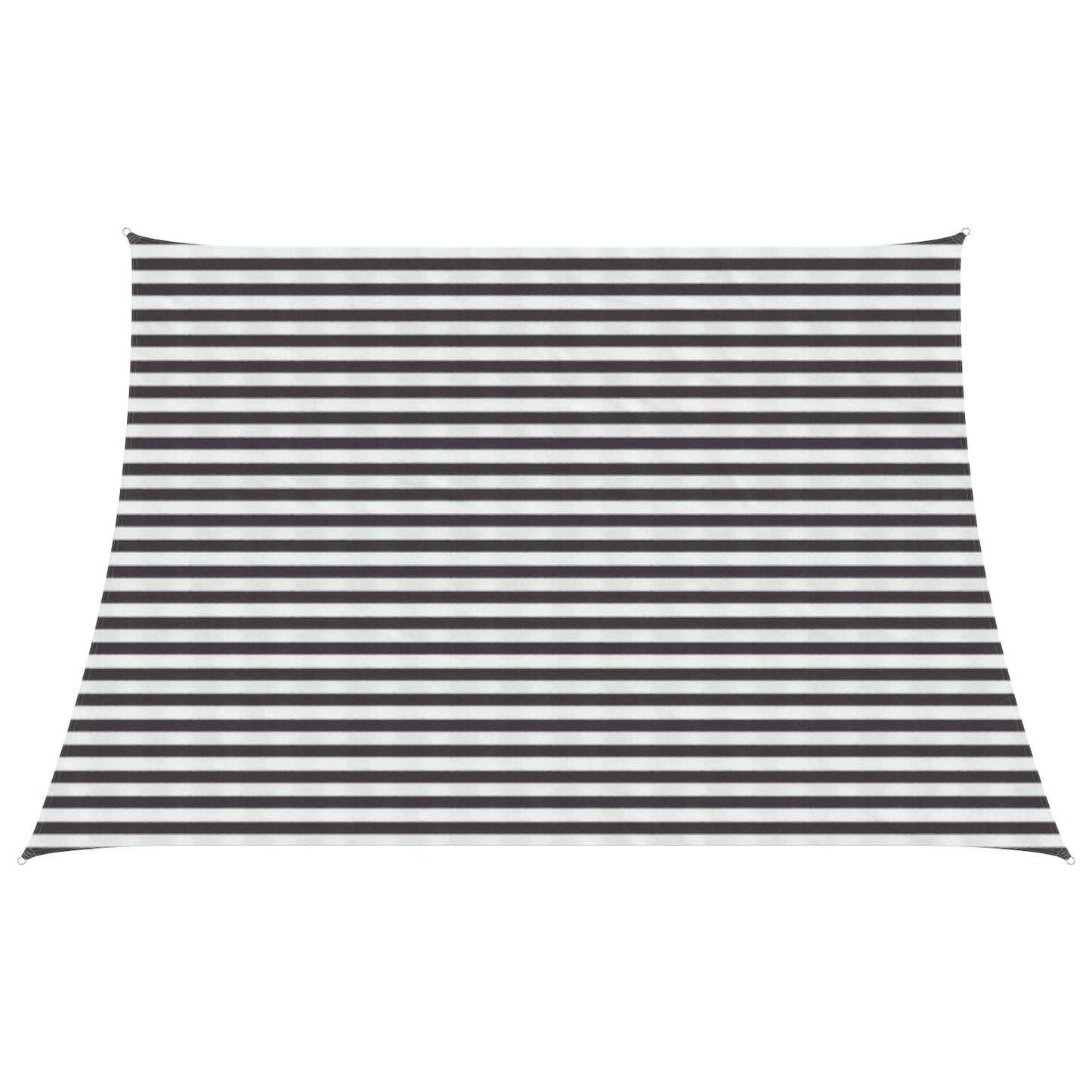 Saulės šešėlio audinys Antracito ir baltos 4 / 5 x 3 m HDPE