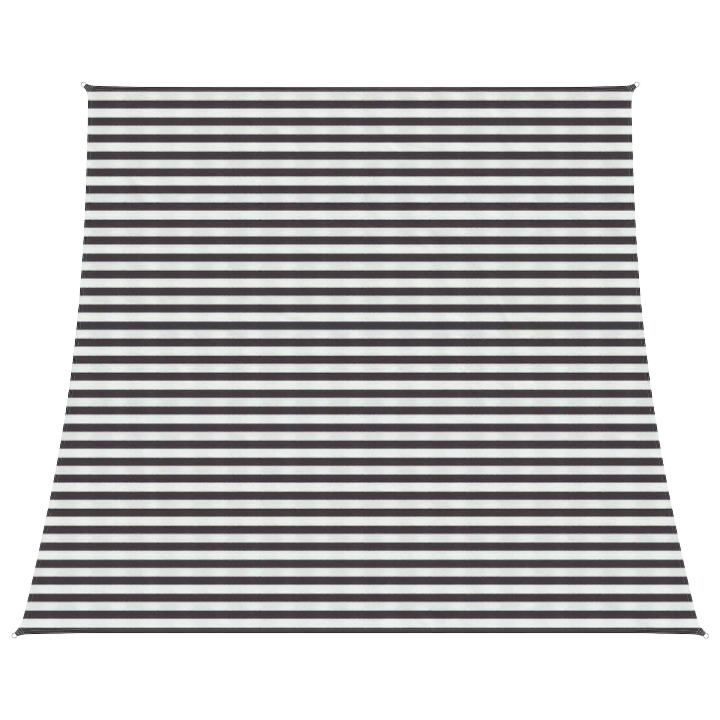 Saulės šešėlio audinys Antracito ir baltos 4 / 5 x 4 m HDPE