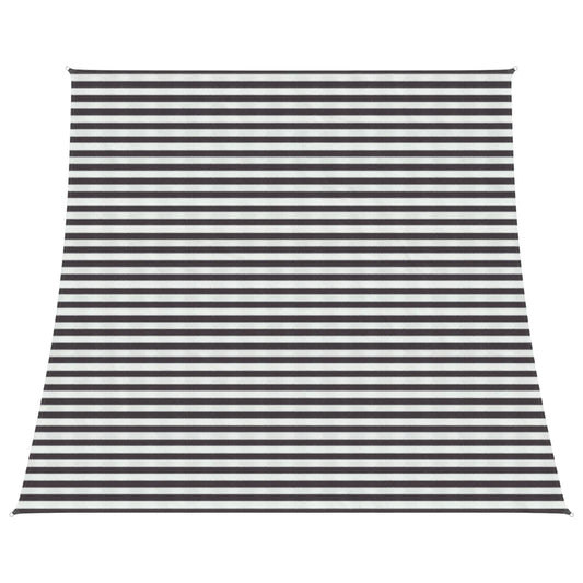 Saulės šešėlio audinys Antracito ir baltos 4 / 5 x 4 m HDPE