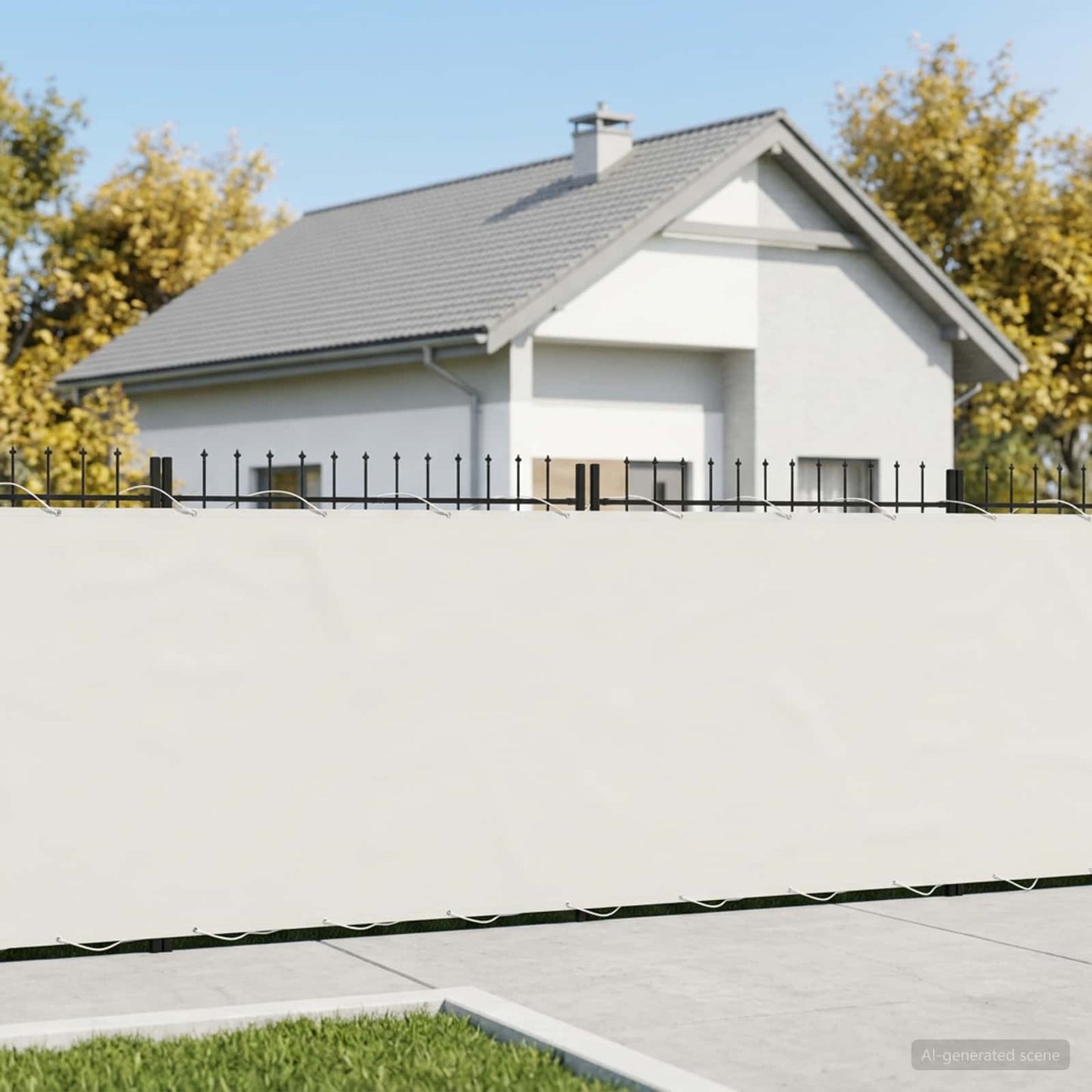 Balkono privatumo ekranas 150 x 200 cm Audinys su PU danga