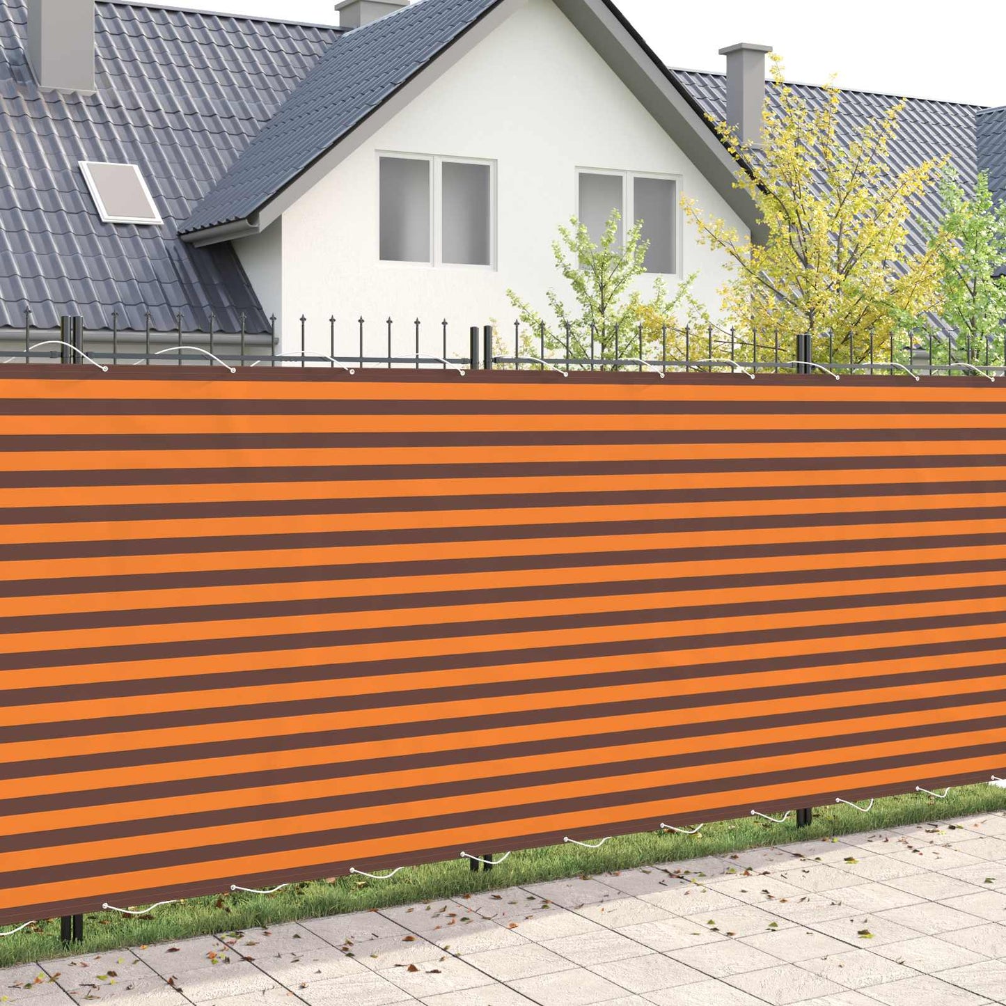 Balkono privatumo ekranas 200 x 1000 cm Audinys su PU danga