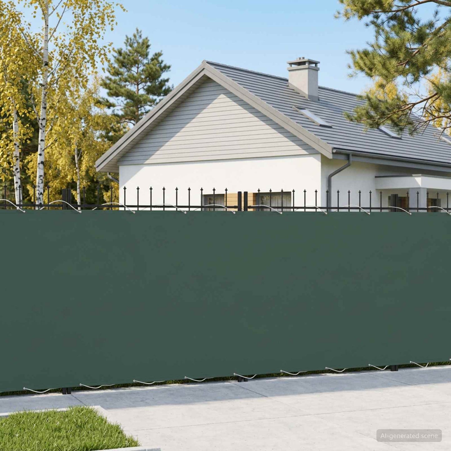 Balkono privatumo ekranas 200 x 300 cm Audinys su PU danga