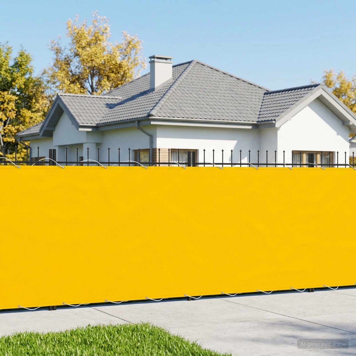 Balkono privatumo ekranas 150 x 700 cm Audinys su PU danga