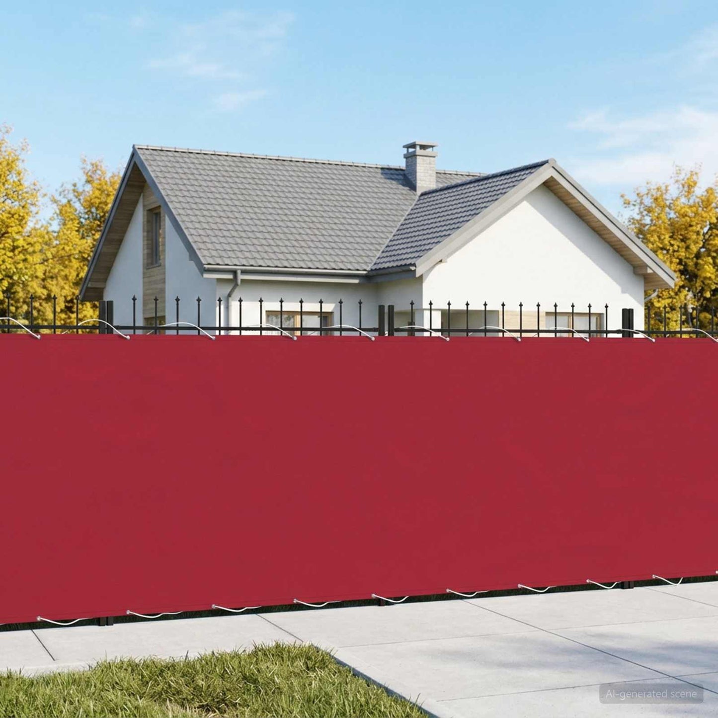 Balkono privatumo ekranas 150 x 600 cm Audinys su PU danga